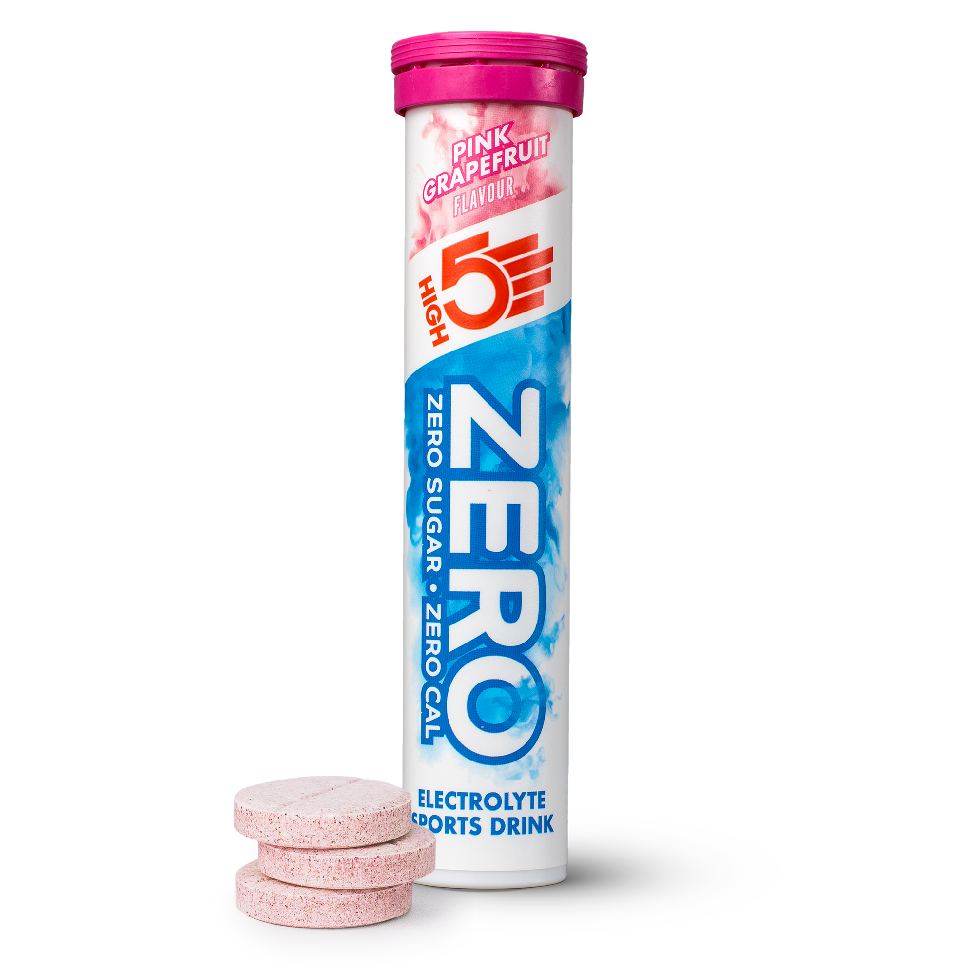 HIGH5 Tabletki elektrolitowe ZERO o smaku różowego grejpfruta 20 tab