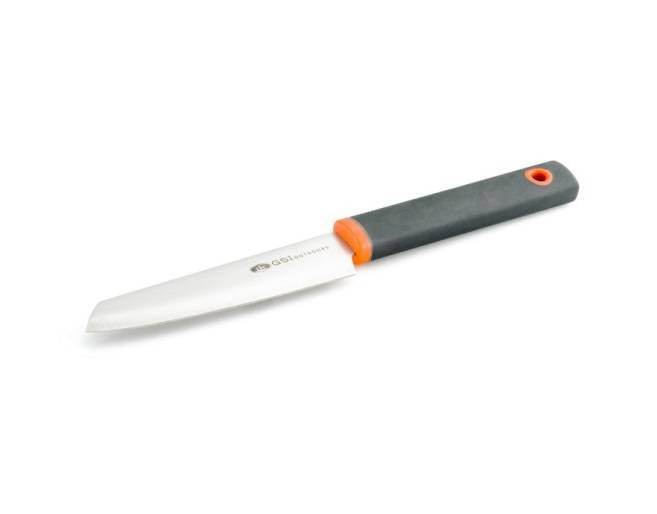 Nóż turystycznych GSI Outdoors Santoku ostrze 10,2 cm - grey