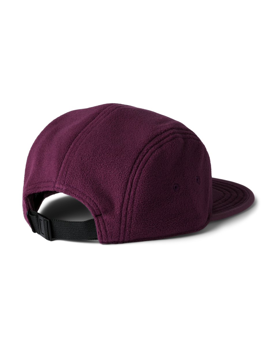 Czapka z daszkiem Fleece 5-Panel Hat, Mystic and Acai