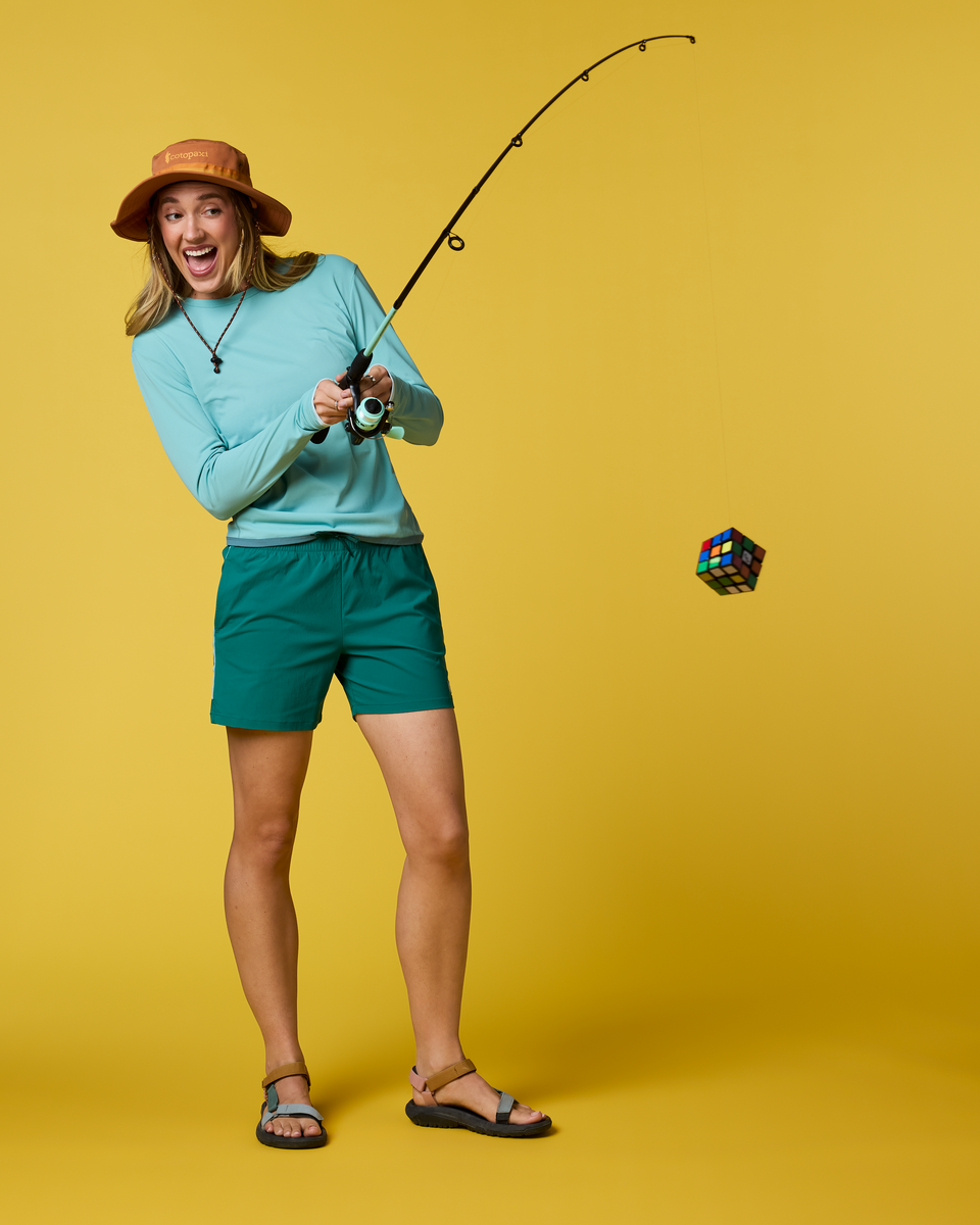 Longsleeve Damski Sombra Long-Sleeve Sun Shirt, Tide Pool
