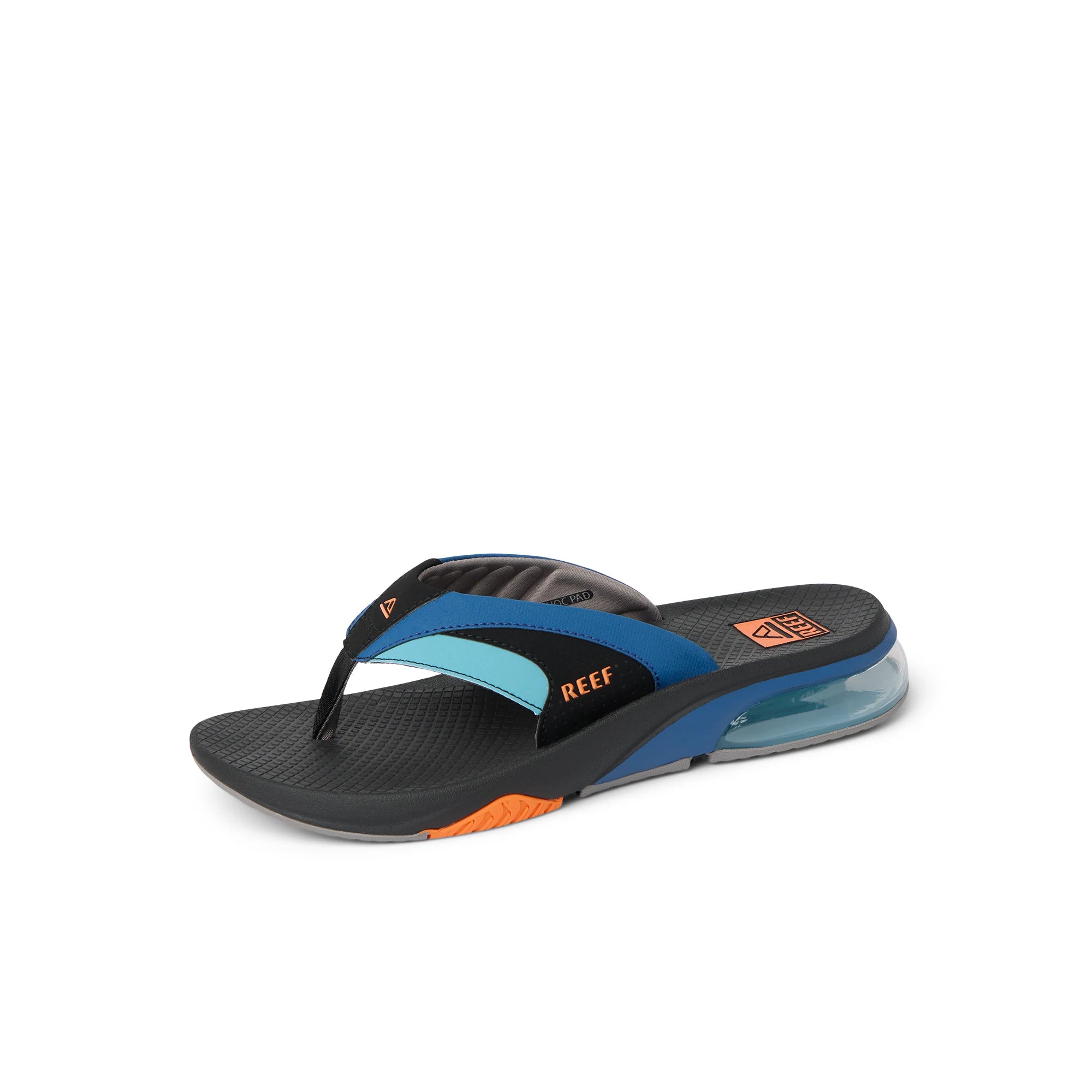 Klapki Męskie Fanning +, Blue/Black/Orange