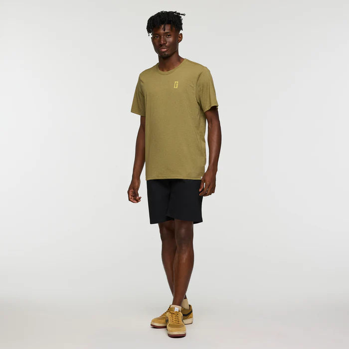 T-shirt Męski Gear For Good Stripes T-Shirt, Moss