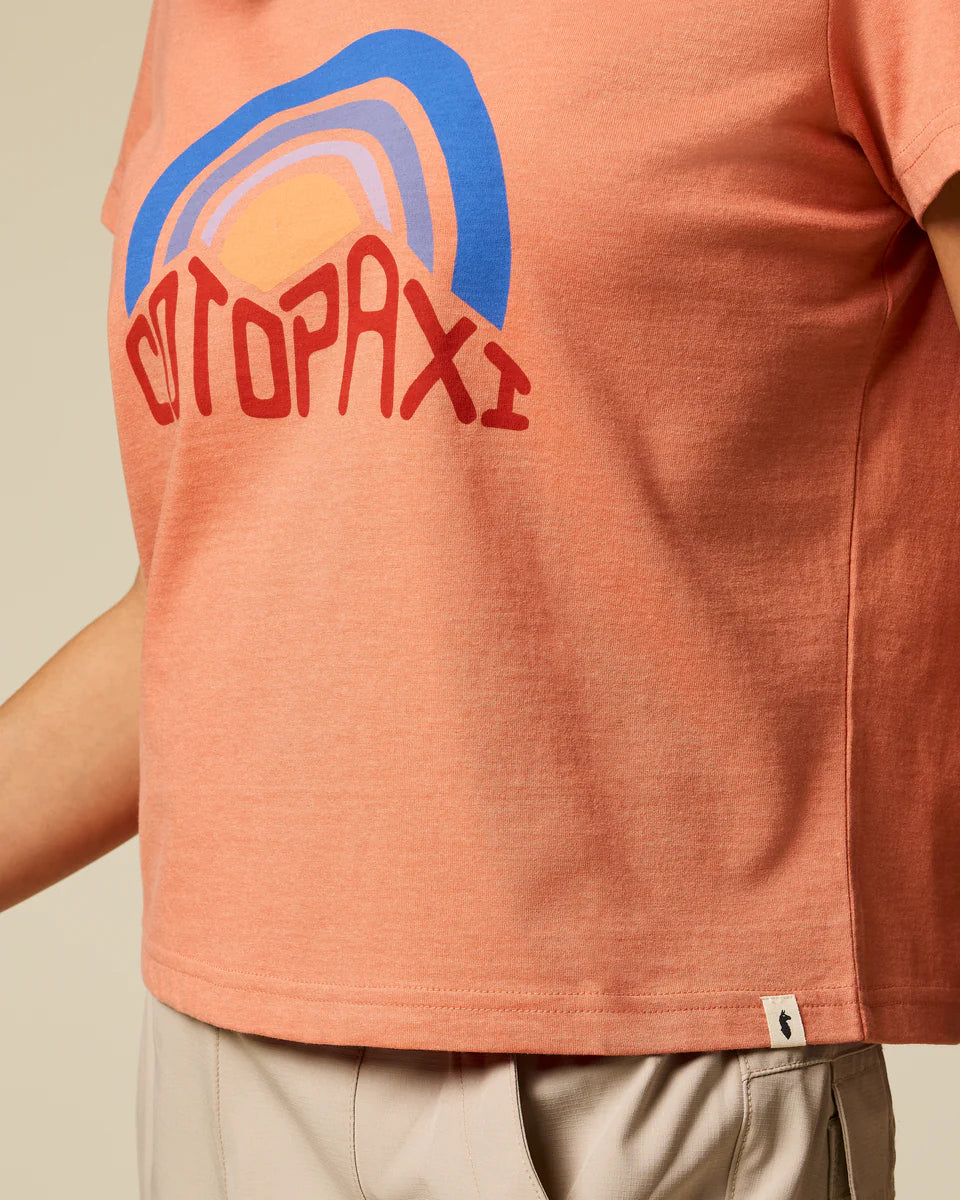 Koszulka Damska Sunset Embers T-Shirt, Grapefruit