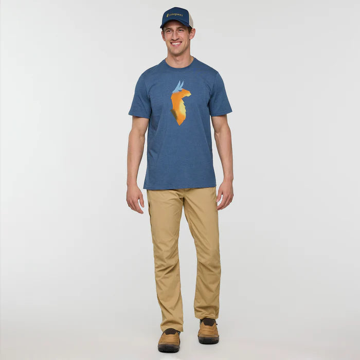 T-shirt Męski Bitmap Llama, Deep Sea