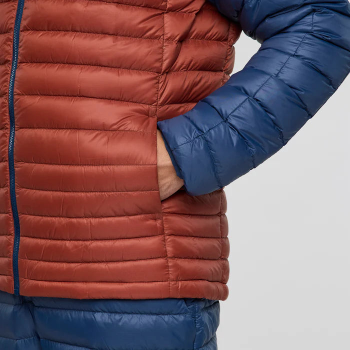 Kurtka Męska Fuego Down Jacket,  Deep Sea and Nutmeg