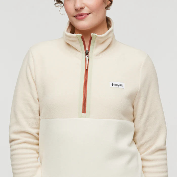Polar Damski Amado Fleece Pullover, Bone/Cream