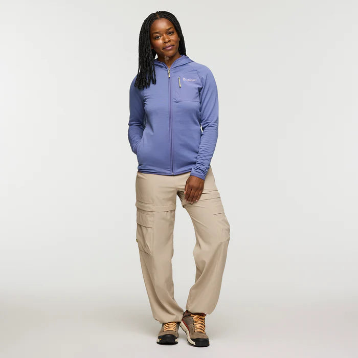 Bluza Damska Otero Fleece Full-Zip Hooded Jacket, Blue Smoke