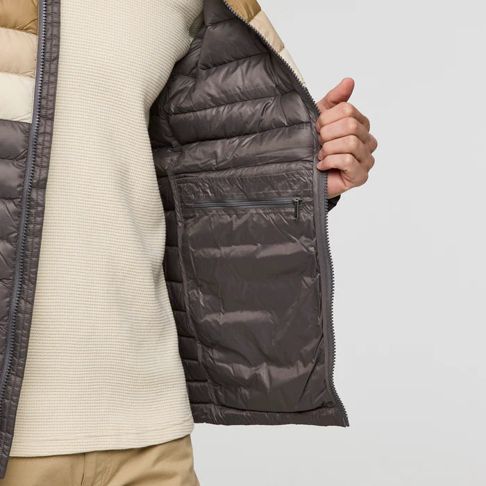Kurtka męska Fuego Down Hooded Jacket, Cinder Stripes