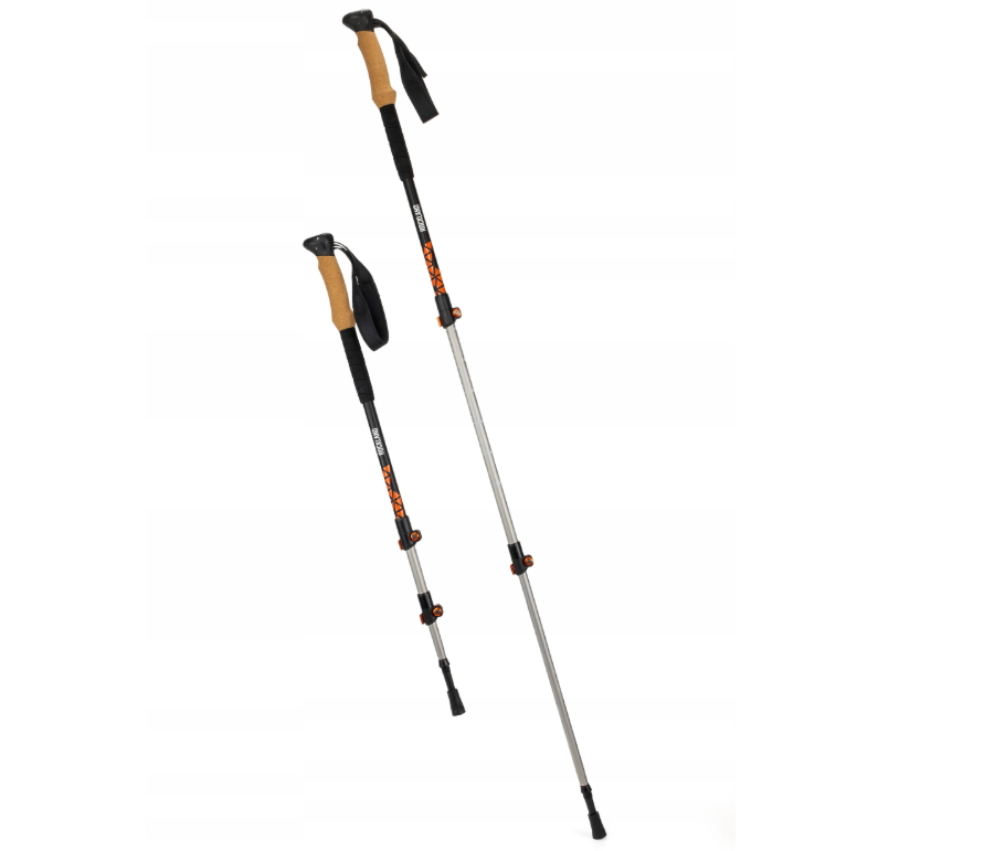 Kije trekkingowe Rockland Horizon ALU, black-orange