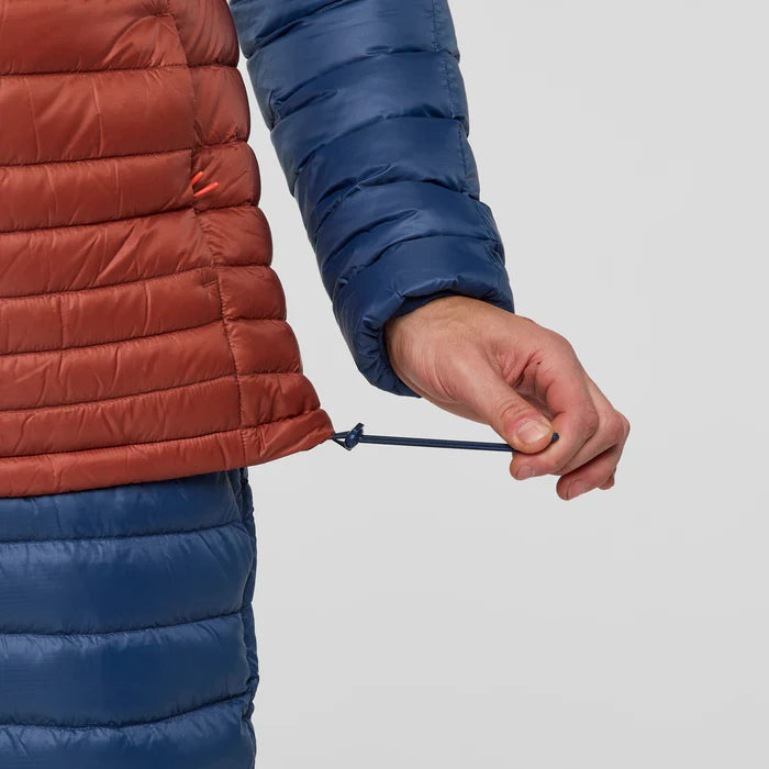 Kurtka Męska Fuego Down Jacket,  Deep Sea and Nutmeg
