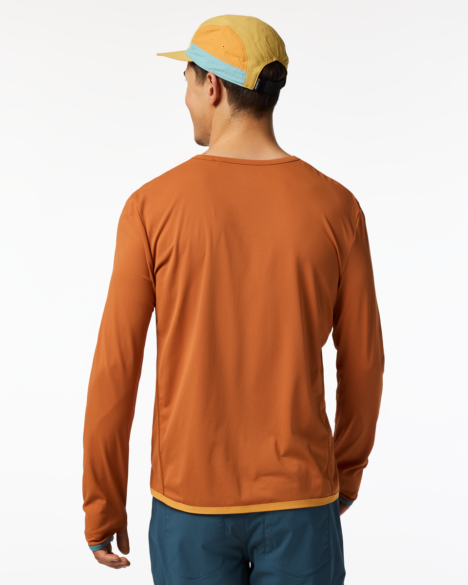 Longsleeve Męski Sombra Long-Sleeve Sun Shirt, Whiskey
