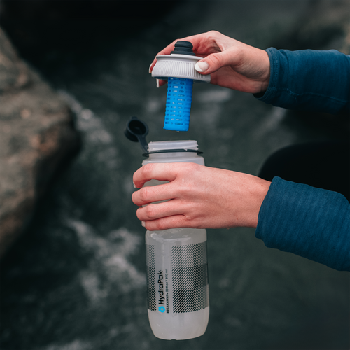 Hydrapak, Filtr Breakaway + Filter Cap, szaro -niebieski