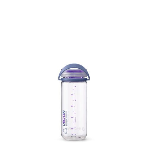 Hydrapak, Butelka sportowa Recon 500ml, przeźroczysto - fioletowa
