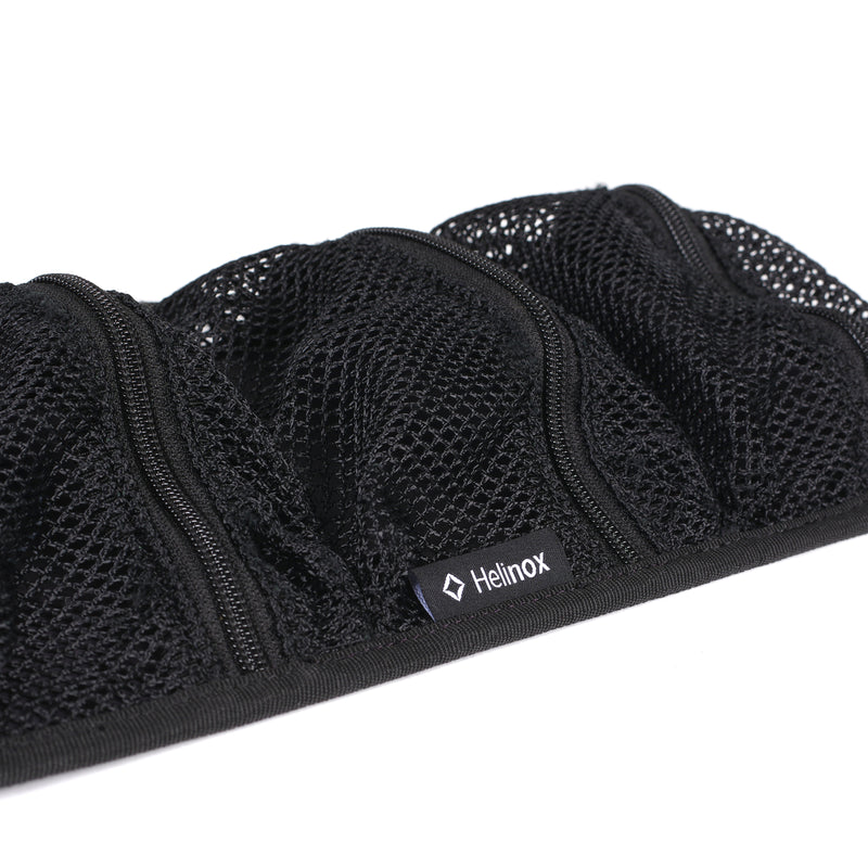 Zestaw organizerów - praktyczne etui z siatki,Black