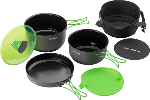 Zestaw naczyń turystycznych, Terra Camp 4 Pot Set