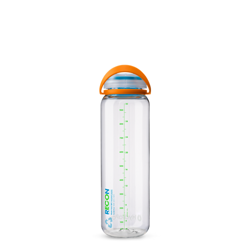 Hydrapak, Butelka sportowa Recon 1L, pomarańczowo - niebieska