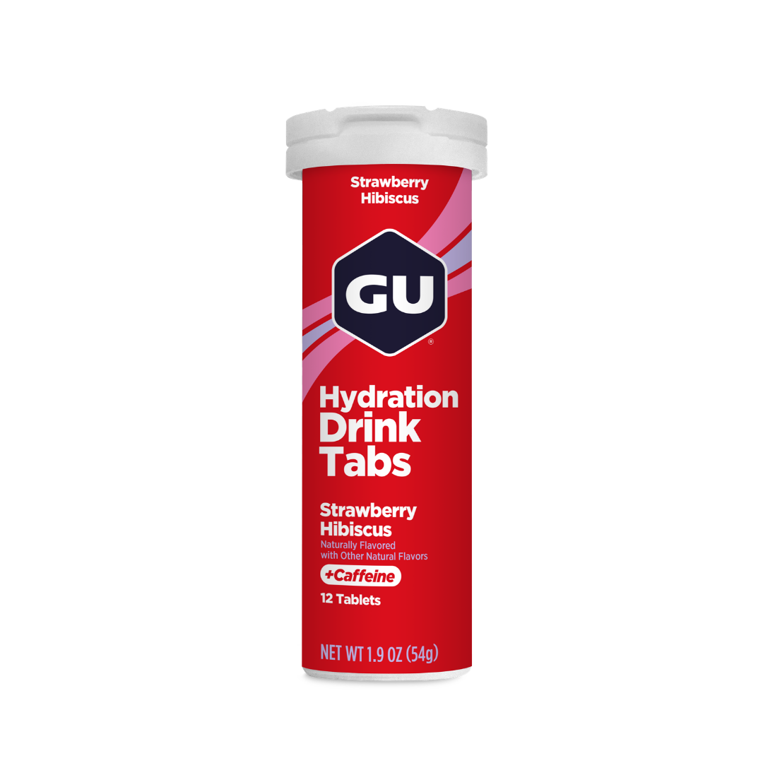 GU, Elektrolity o smaku truskawkowo - hibiskusowym - Hydration Drink Tabs, 12 szt.