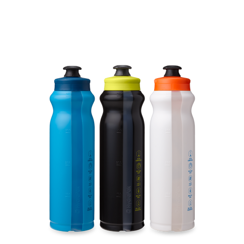 Hydrapak, Butelki 3-Pack 400ml, czarna - biała - niebieska