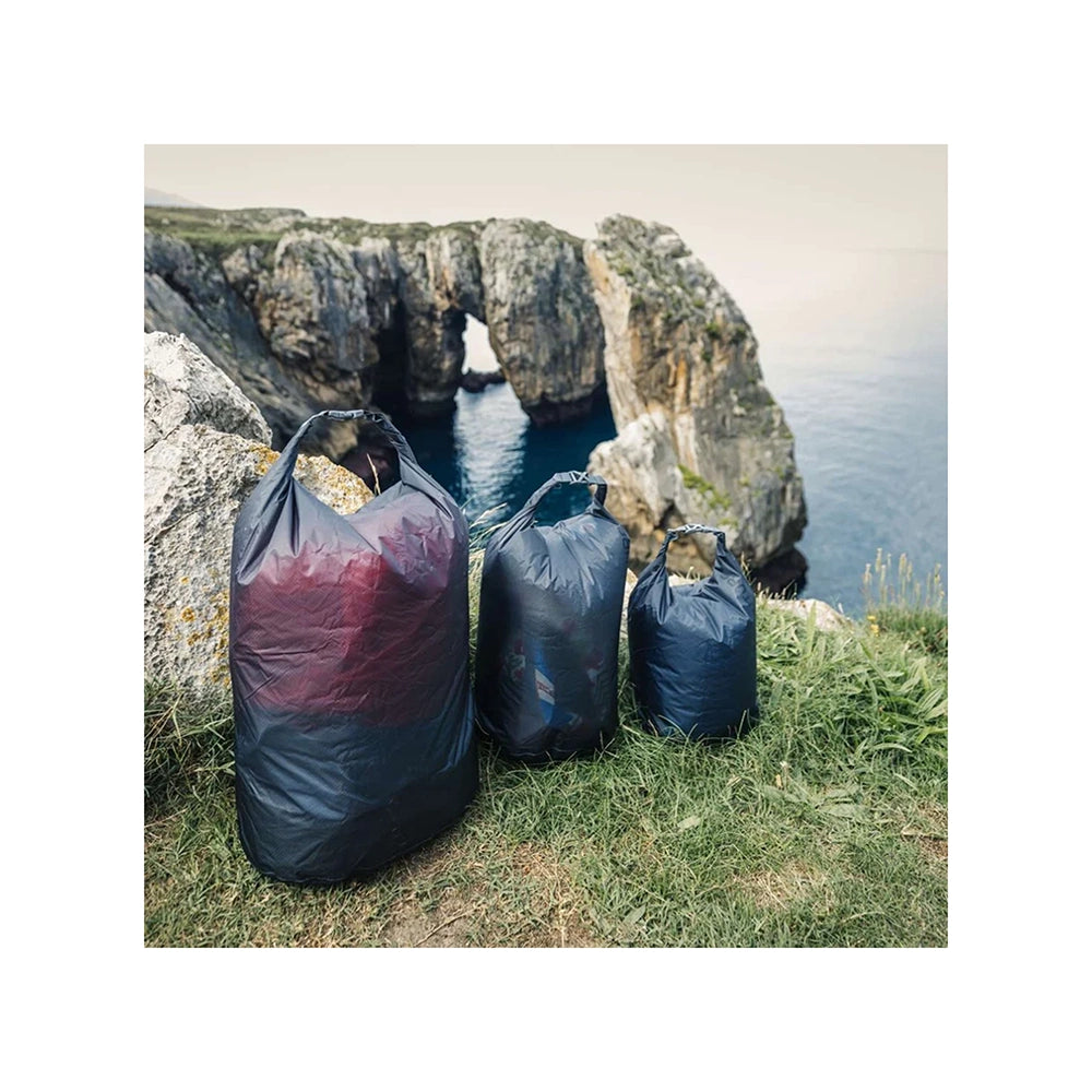 Zestaw workĂłw Lifeventure,Ultralight Dry Bag Multipack (5L, 10L, 25L), Grey