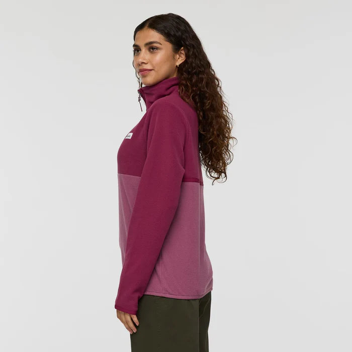 Polar Damski Amado Fleece Pullover, Jam and Fig
