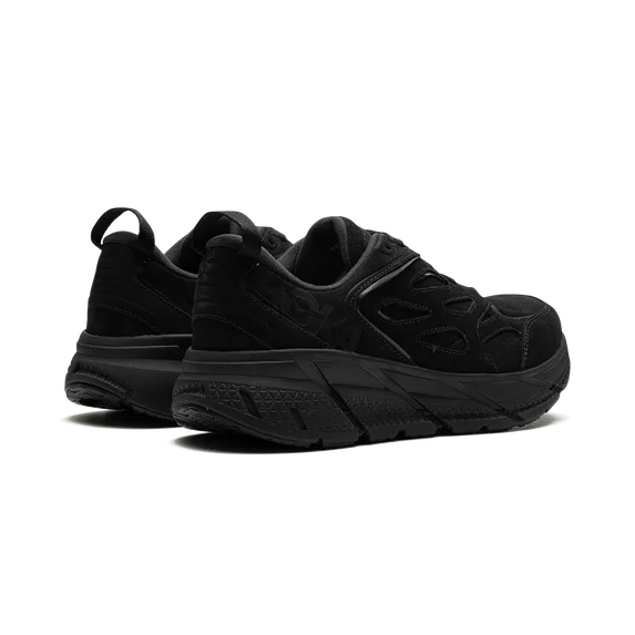 Hoka, Sneakersy Clifton L Suede, czarne