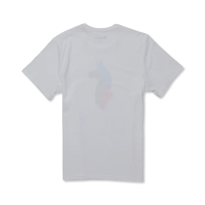 T-shirt Męski Bitmap Llama, White