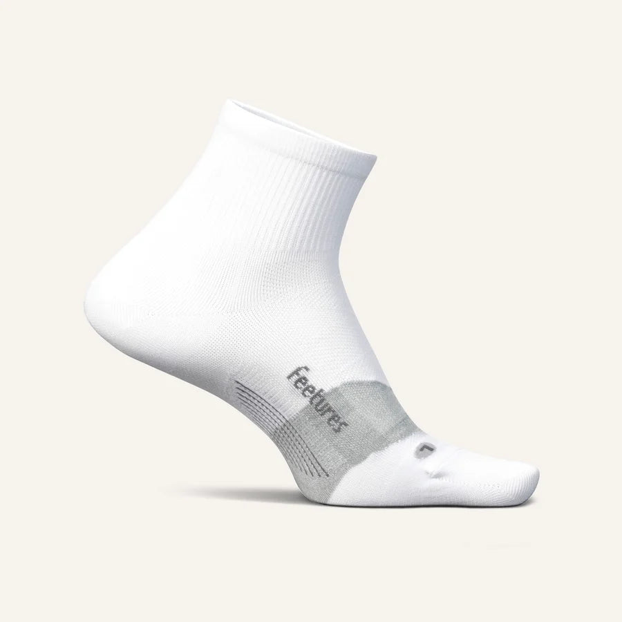 Feetures Skarpety Elite Ultra Light Quarter, White