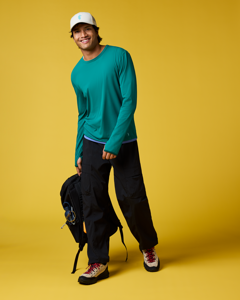 Longsleeve Męski Sombra Long-Sleeve Sun Shirt, Malachite
