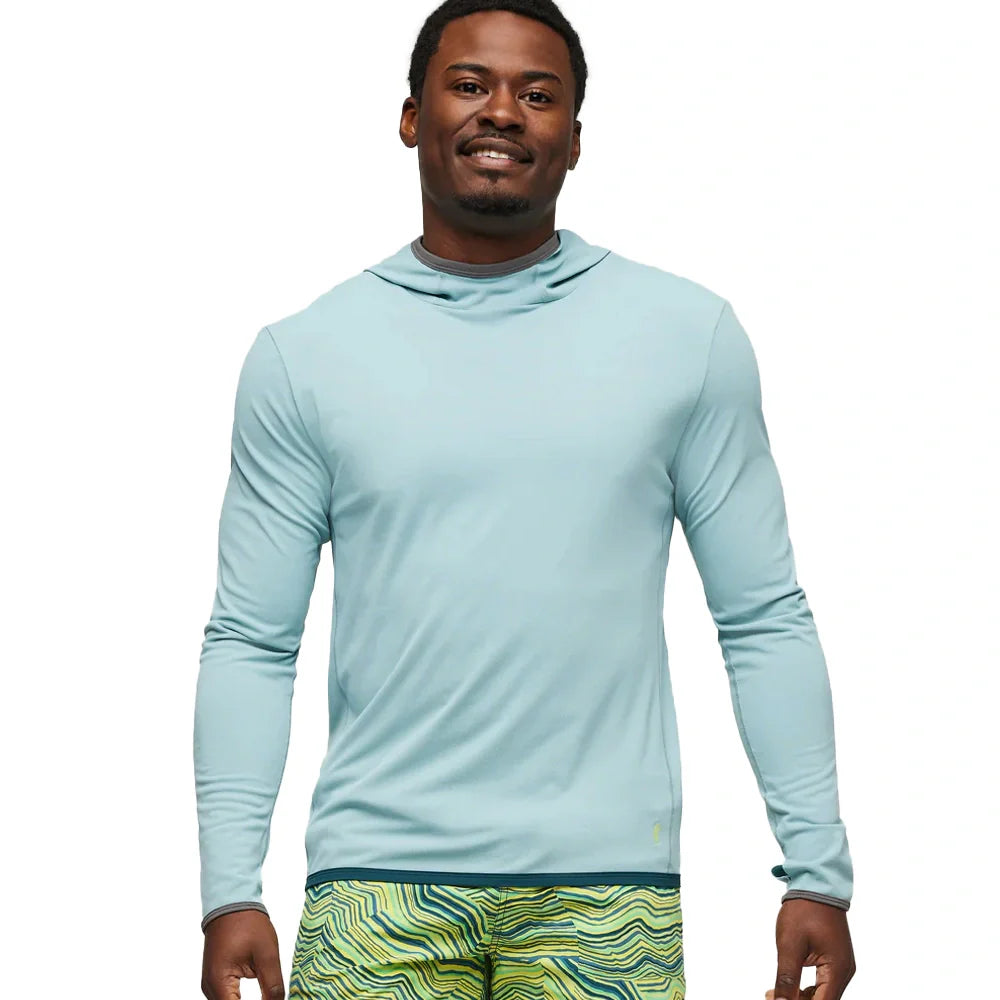 Męska Bluza Sombra Sun Hoodie, Sea Spray
