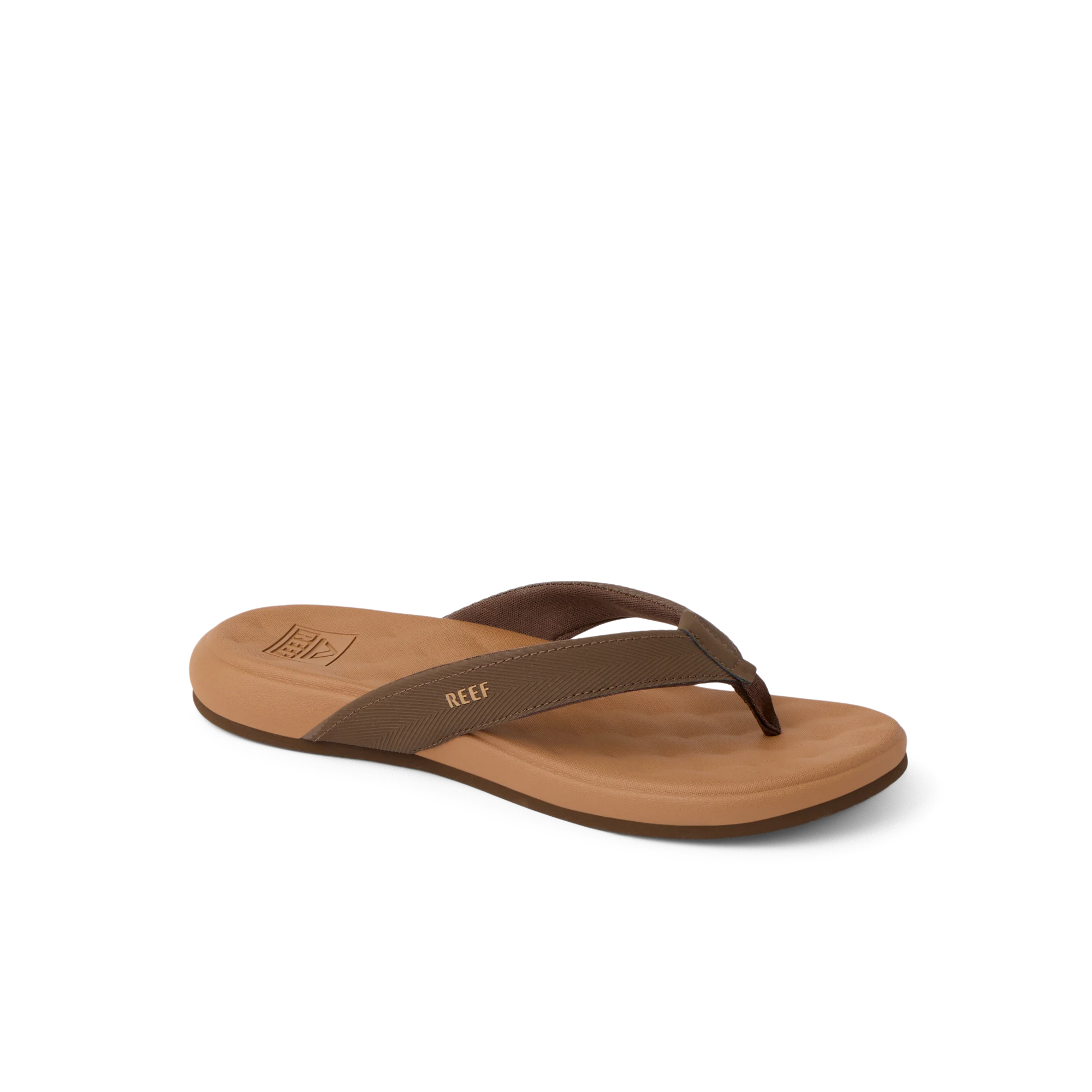 Klapki Damskie Cushin Melody, Chocolate/Lion