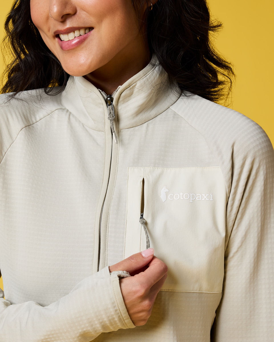 Polar Damski Otero Fleece Half-Zip Pullover, Mineral