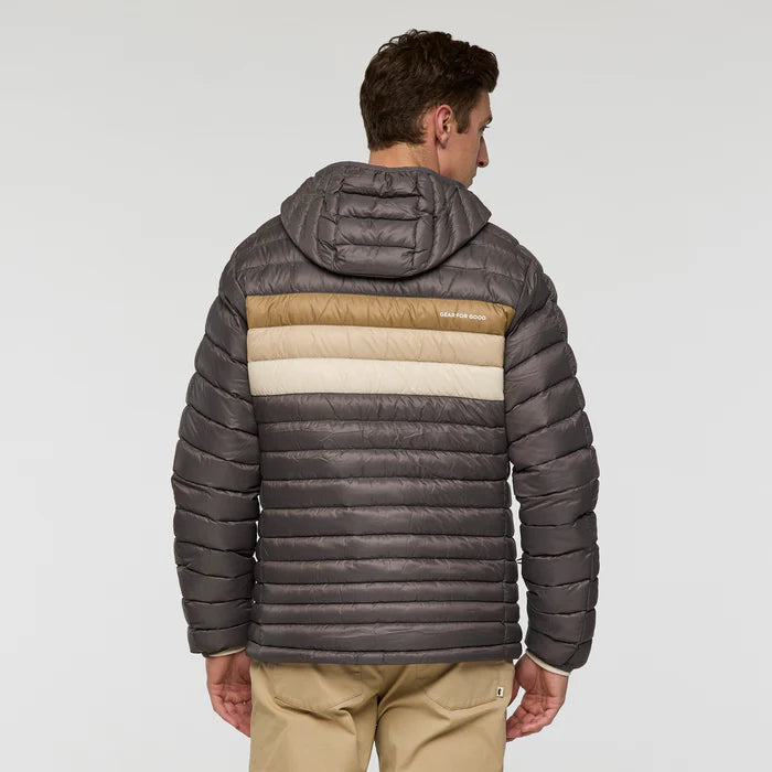 Kurtka męska Fuego Down Hooded Jacket, Cinder Stripes
