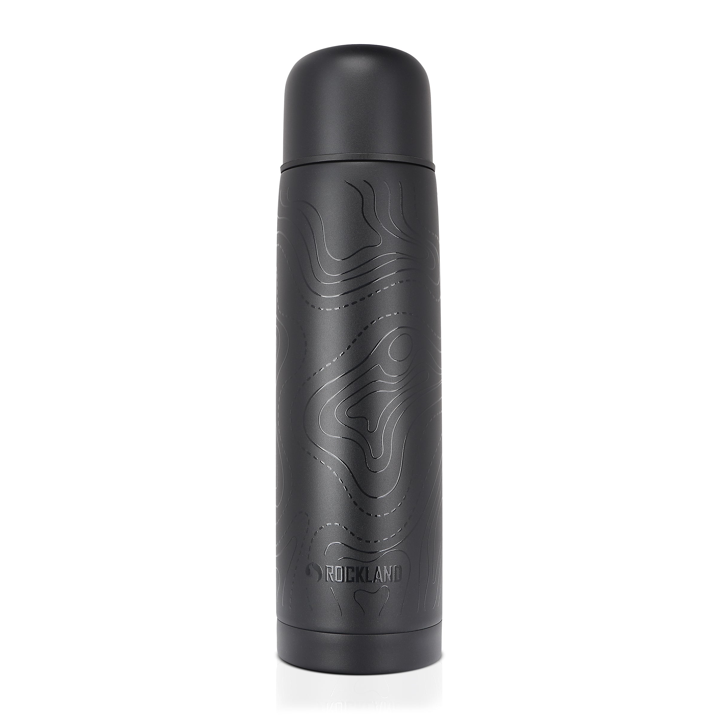 Termos Rockland Helios Black Print, czarny 1L