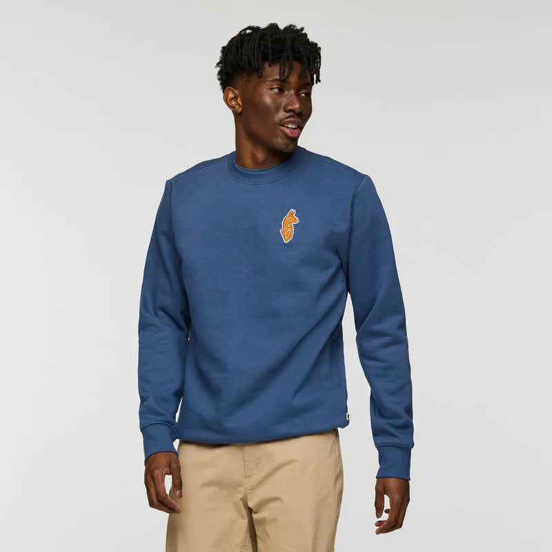Bluza Męska Lava Llama Crew Sweatshirt, Deep Sea