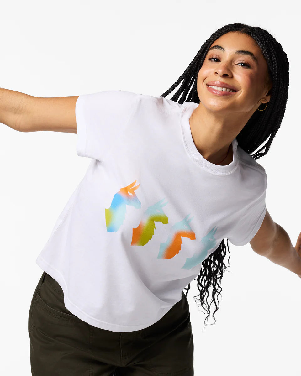 Koszulka Damska Cuatro Bitmap T-Shirt, White