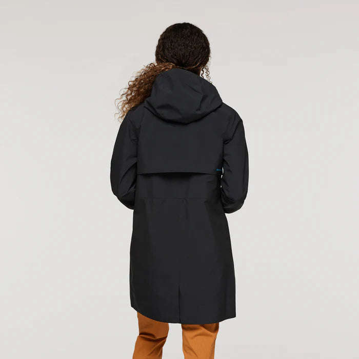 Kurtka Damska Przeciwdeszczowa Cielo Rain Trench, All Black