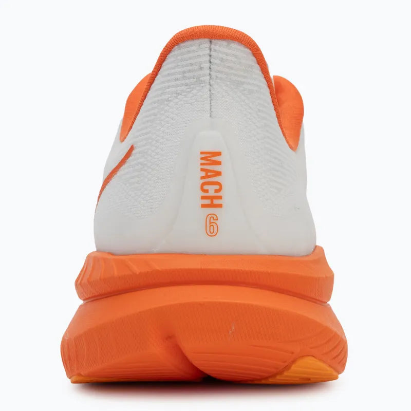 Hoka, Buty Męskie do biegania Mach 6 , biało - pomarańczowe