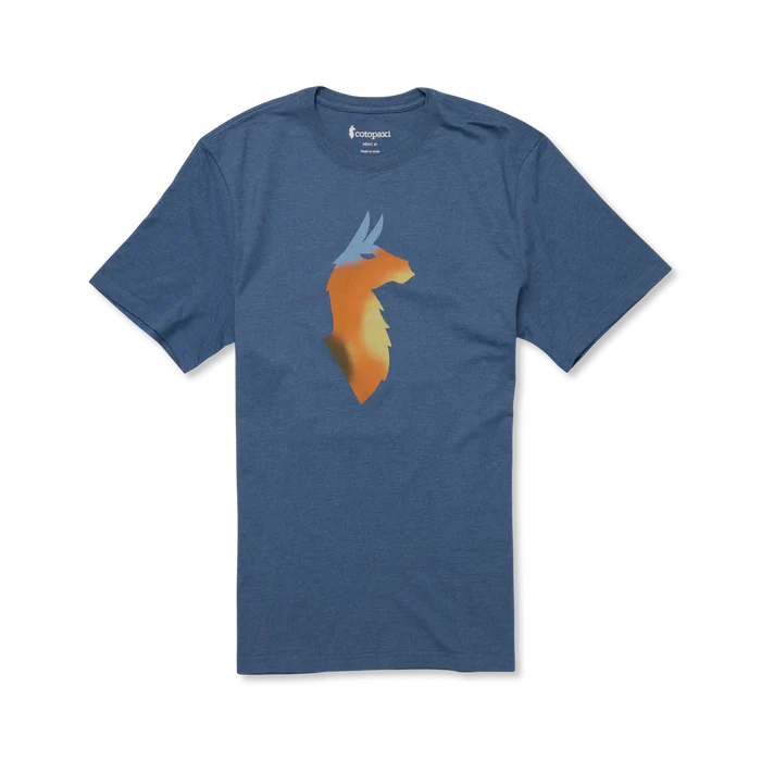 T-shirt Męski Bitmap Llama, Deep Sea
