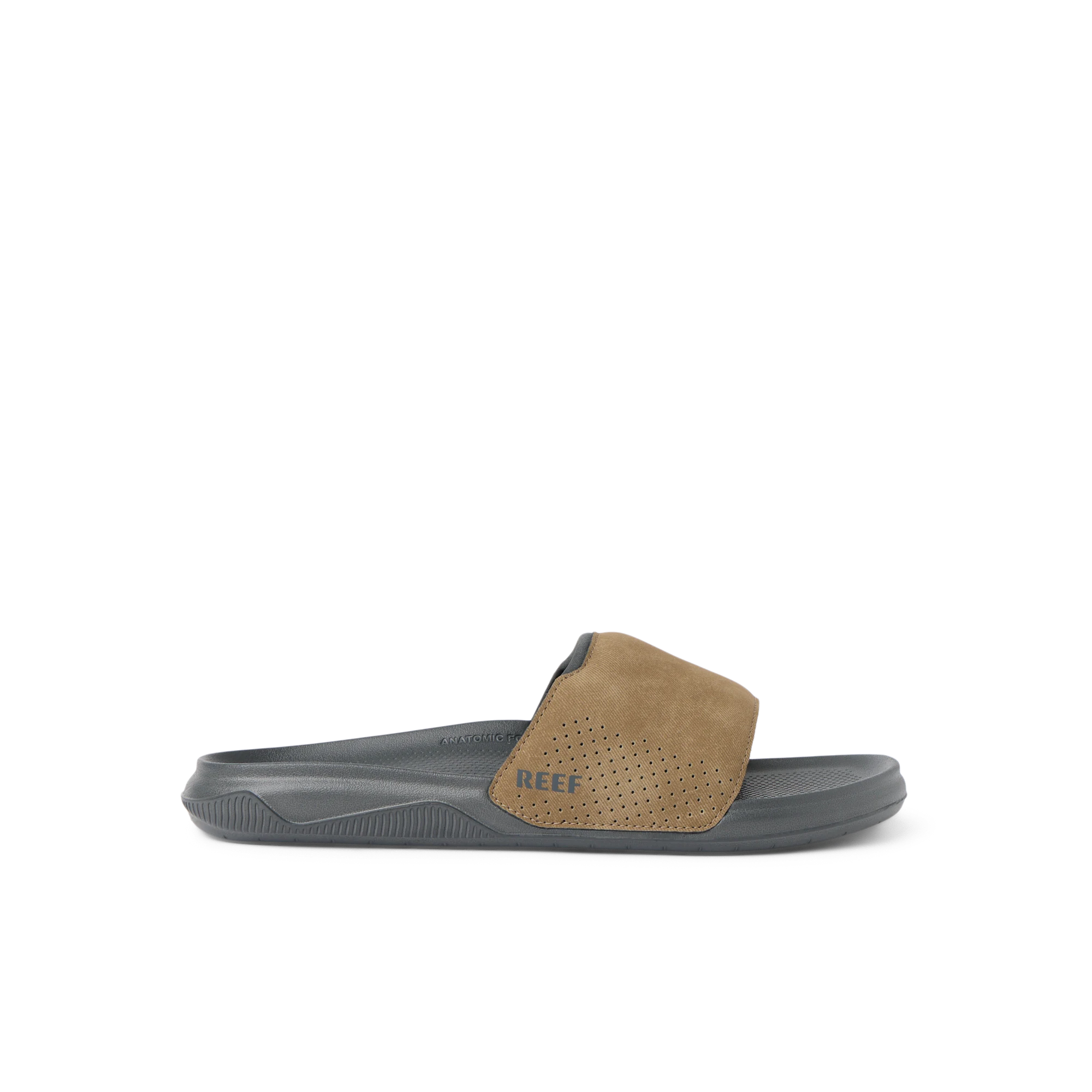 Klapki Męskie Tailslide, Grey/Tan