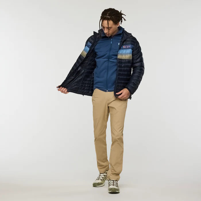 Kurtka Męska Fuego Down Jacket, Carbon Stripes