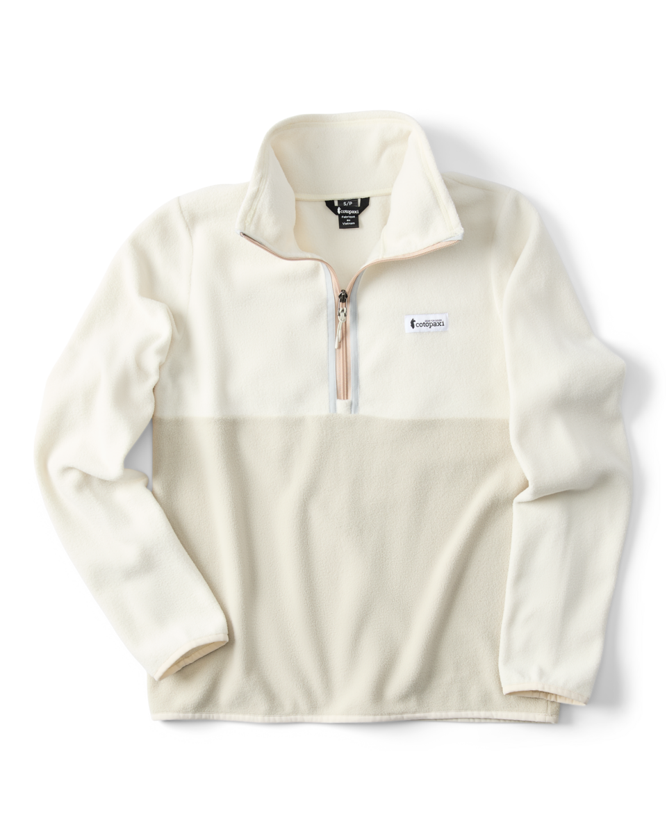 Polar Damski Amado Fleece Pullover, Chalk and Mineral