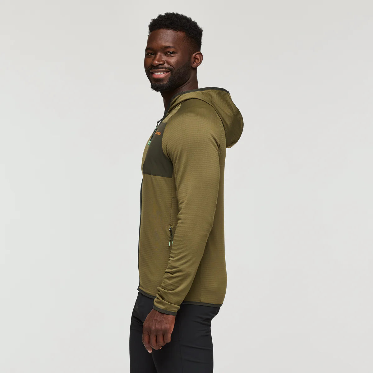 Bluza Męska Otero Fleece Full-Zip Hooded Jacket, Live Oak