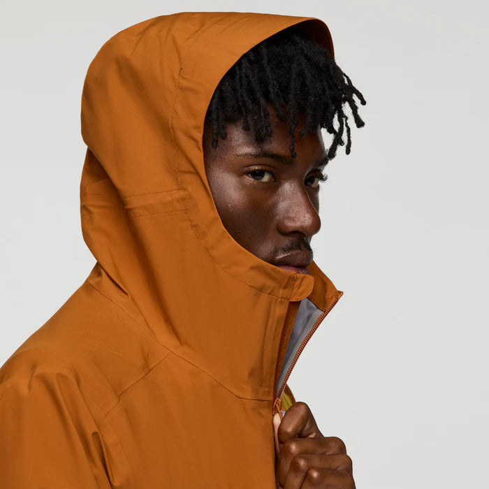 Kurtka Męska Impermeo 3L Hooded Shell Jacket, Sienna And Lake
