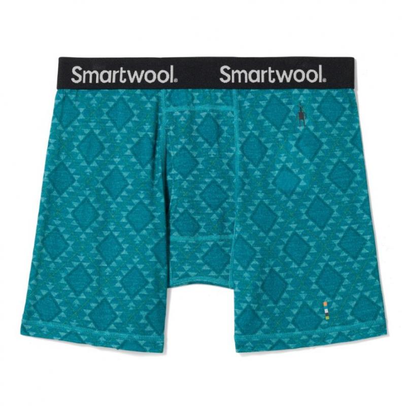 Bokserki Smartwool M'S Merino Print Boxer Brief Boxed, L39