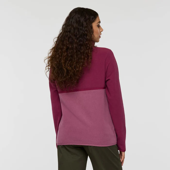 Polar Damski Amado Fleece Pullover, Jam and Fig
