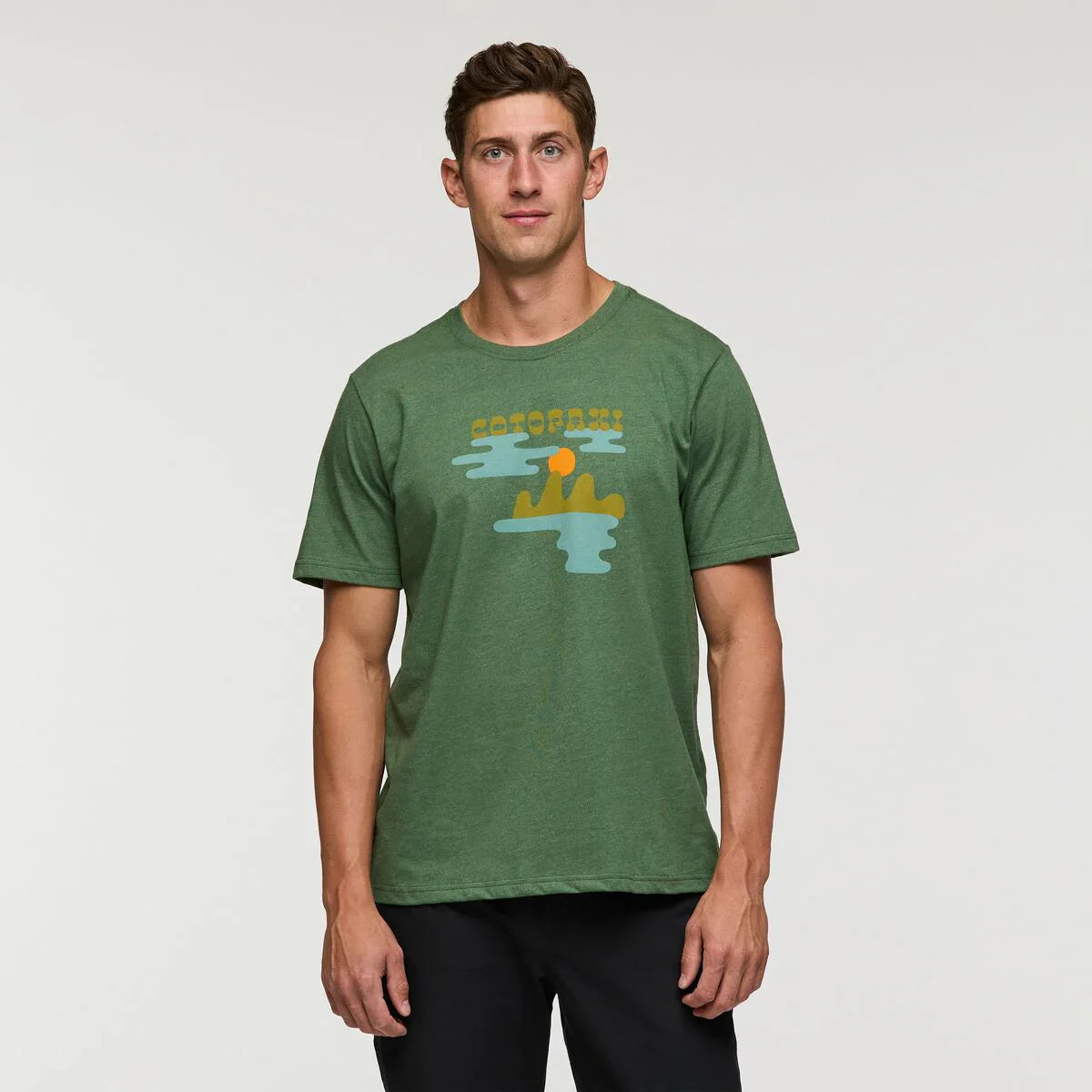 T-shirt Męski Sunrise Lake T-Shirt, Vine