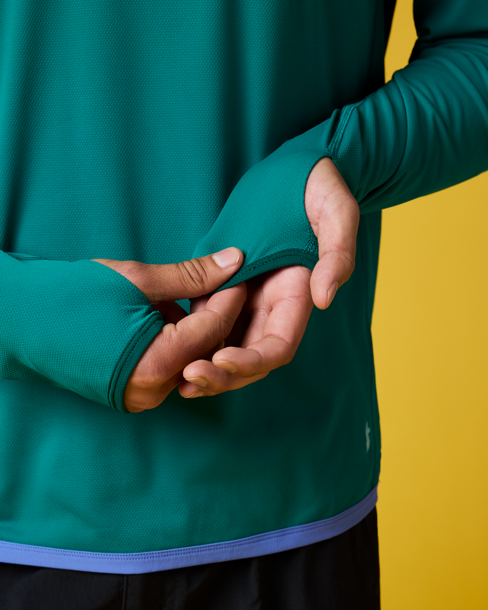 Longsleeve Męski Sombra Long-Sleeve Sun Shirt, Malachite