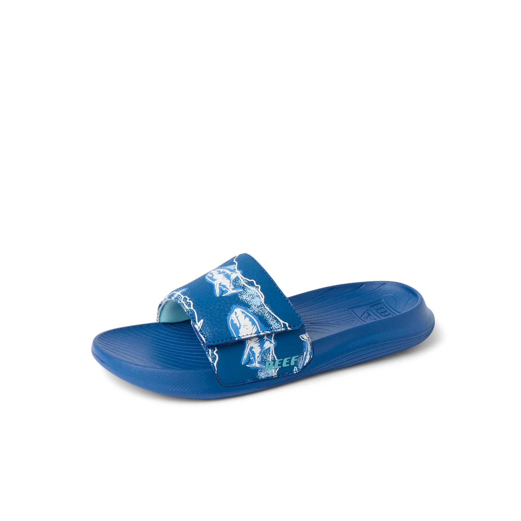 Klapki Chłopięce Kids Salty Slide, Royal Sharks