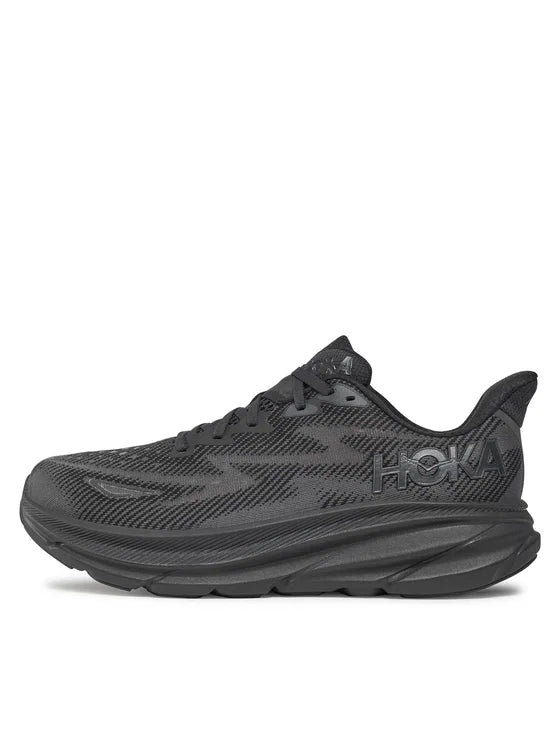 Hoka, Buty Męskie Clifton 9 Wide, czarne - 46 2/3