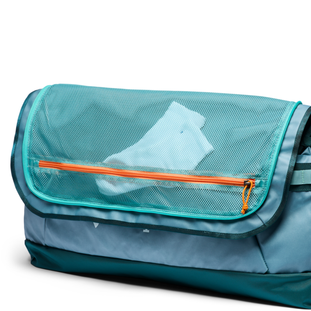 Torba Allpa Getaway 100L Duffel, Blue Spruce and Abyss